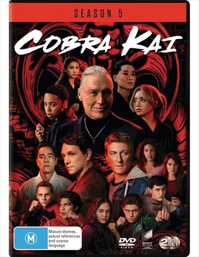 Cobra Kai Season 5 BRAND NEW Region 4 DVD