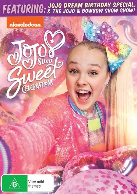 Jojo Siwa Sweet Celebrations DVD Region 4 NEW+SEALED