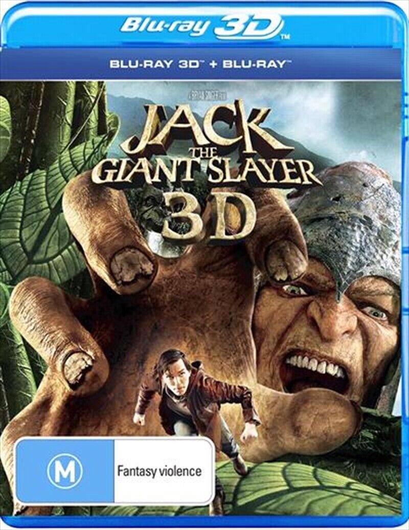 Jack The Giant Slayer 3D(Blu-ray 3D+Blu-ray)Ewan McGregor Ian McShane NEW+SEALED