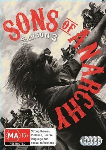 Sons Of Anarchy : Season 3 (DVD, 2010, 4-disc set) NEW+SEALED 