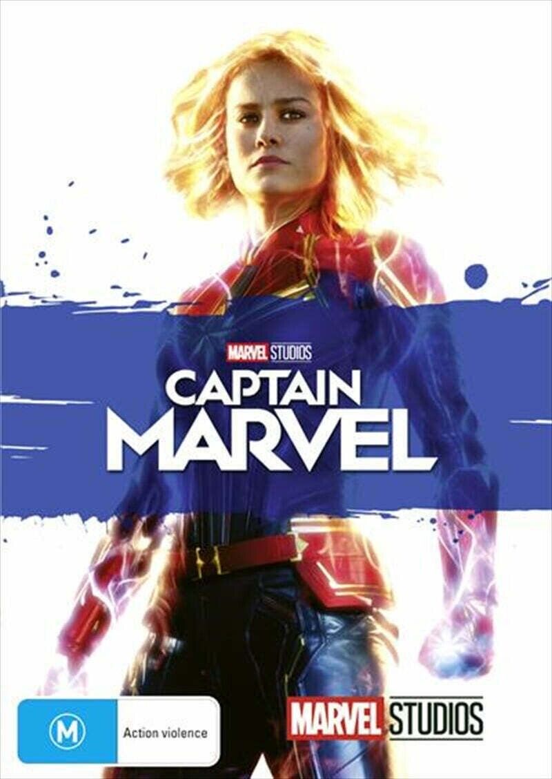 Captain Marvel (DVD,2021) Region 4 - NEW+SEALED