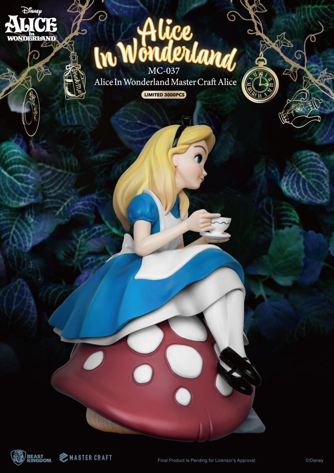 Beast Kingdom Master Craft Alice in Wonderland Alice MC037 Limited Edition 3000W