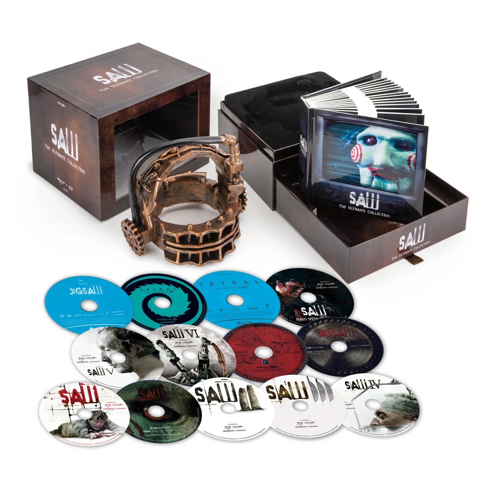 Saw The Ultimate Collection Limited Collectors Trap Edition - Complete - Blu Ray