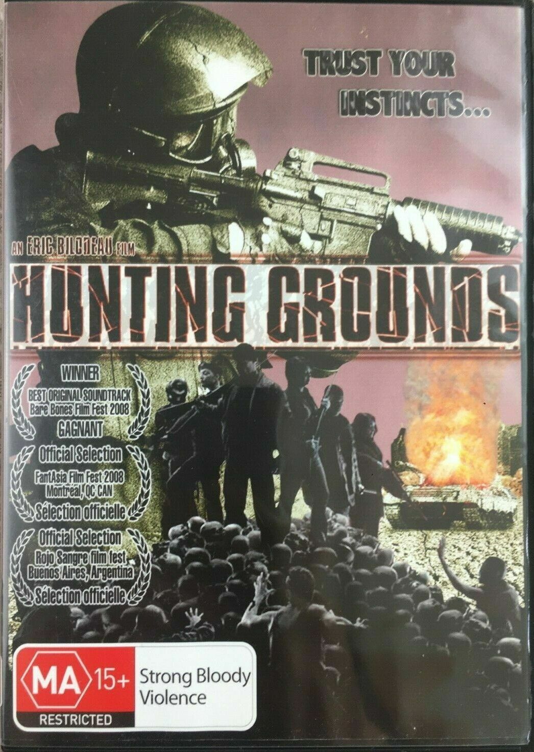 Hunting Grounds (DVD, 2012) Horror/Sci-Fi - Region 4 - NEW+SEALED 