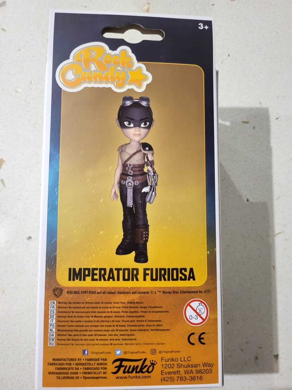 Mad Max: Fury Road Imperator Furiosa Rock Candy Vinyl Figure OE - NEW