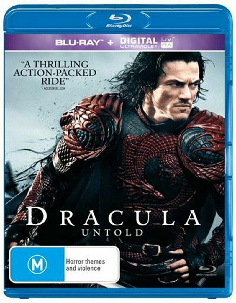 Dracula Untold (Blu-ray +Digital Ultraviolet) 2014 - Region B - NEW+SEALED 