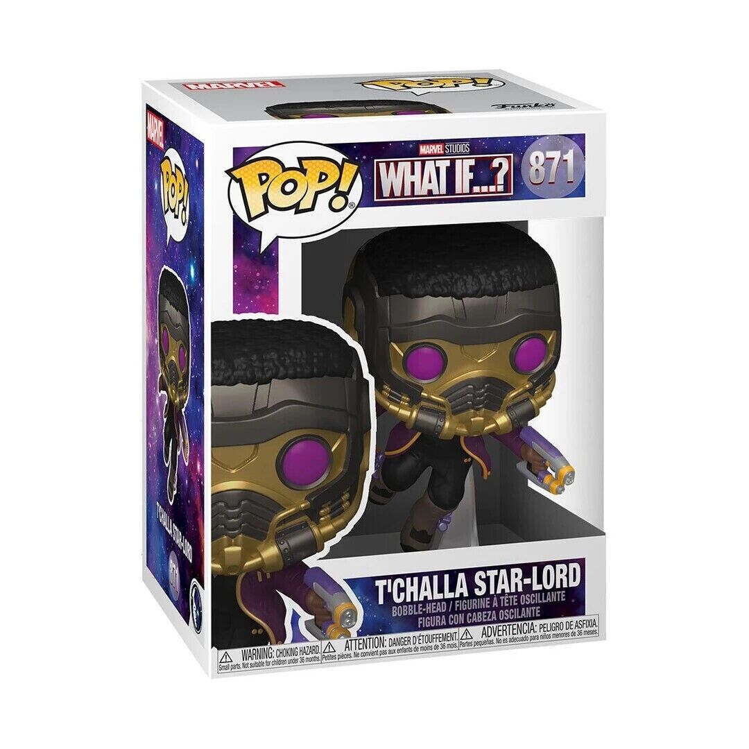 Marvel: What If...? - T'Challa Star-Lord Pop! Vinyl #871 - NEW