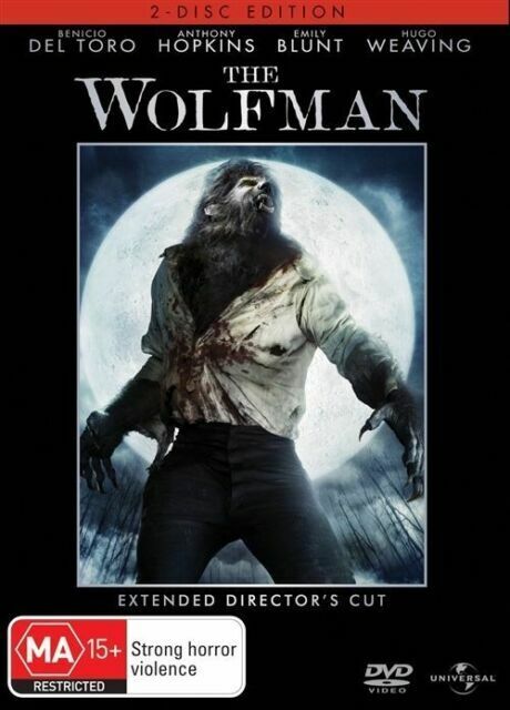 The Wolfman (DVD,2010) 2-Disc Collector's Edition - Tin - NEW+SEALED 