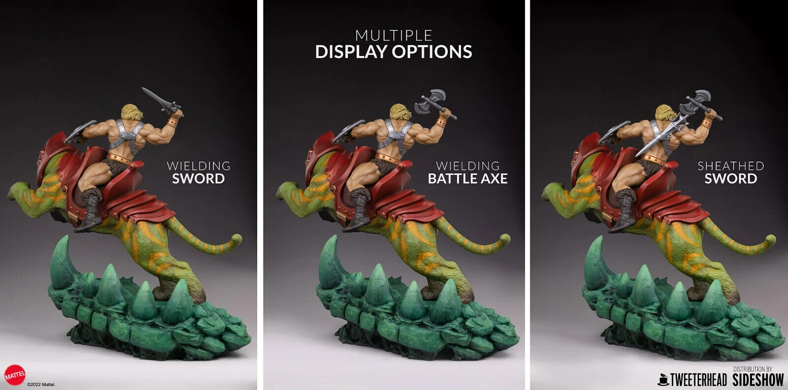 Masters of the Universe - He-Man & Battle Cat Deluxe Maquette - Out Now Limited