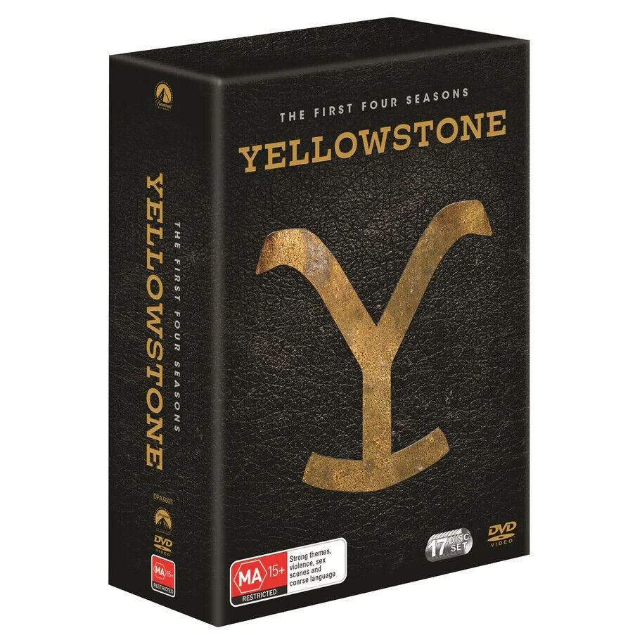 Yellowstone Seasons 1 - 4 Box Set (Season 1,2,3,4 ) DVD Region 4 NEW+SEALED