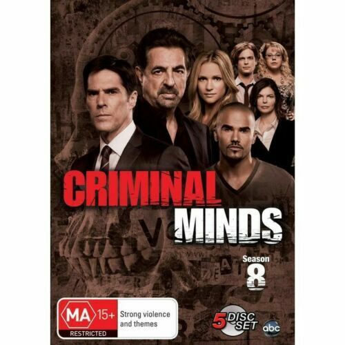 Criminal Minds: Season 8 (DVD, 5-Disc set) Region 4 - NEW+SEALED 