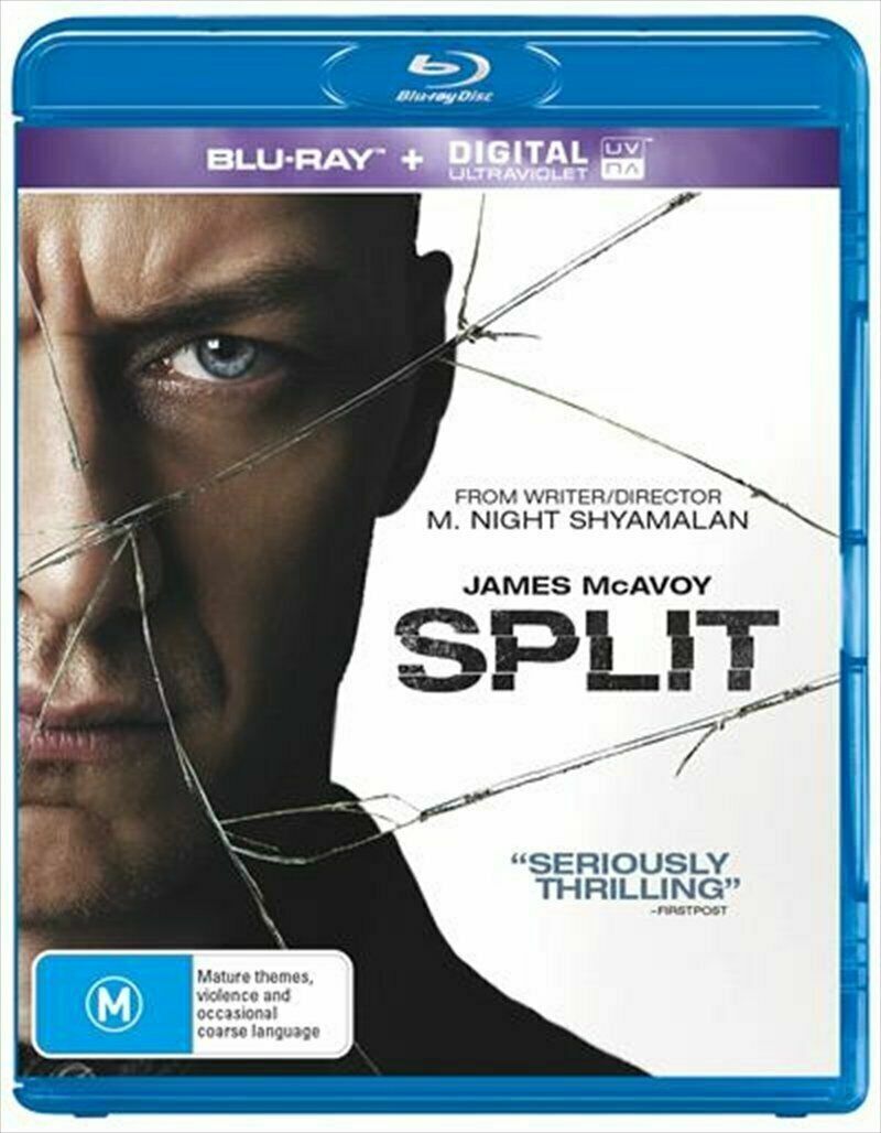 Split  (Blu-ray+Digital Ultraviolet UV) NEW+SEALED 