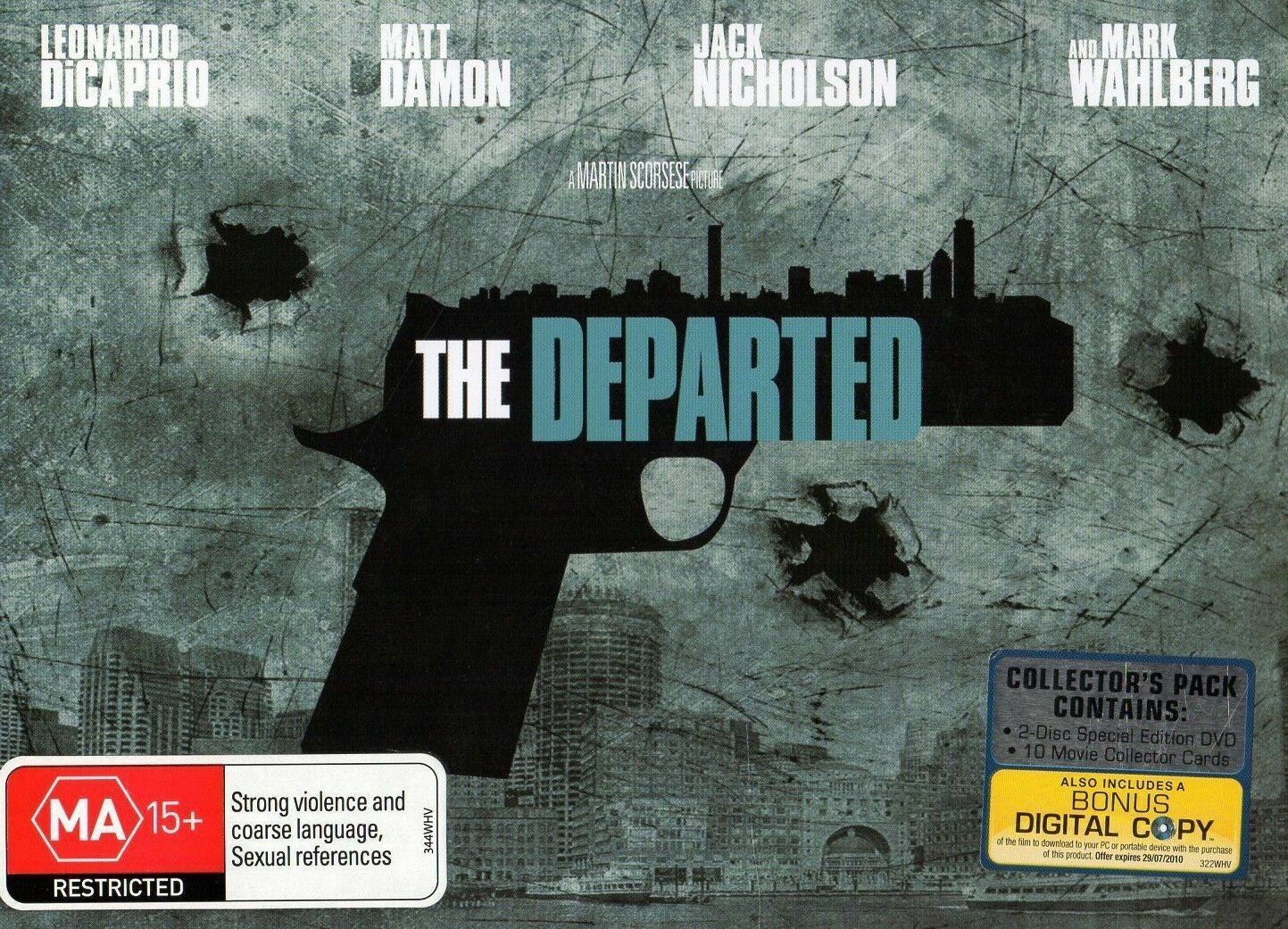 THE DEPARTED - DVD R4 (2009) 2-Disc Set Collector's Pack with 10x 5  -NEW+SEALED