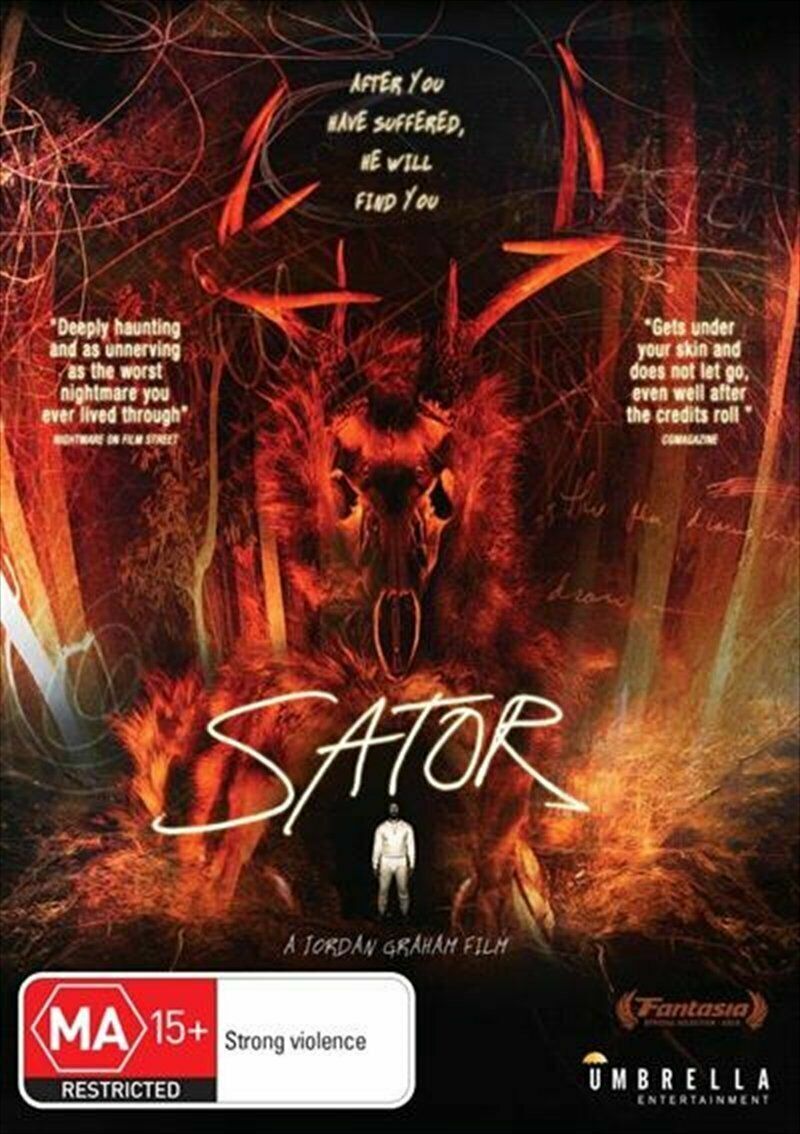 Sator (DVD,2021) Region 4 - NEW+SEALED