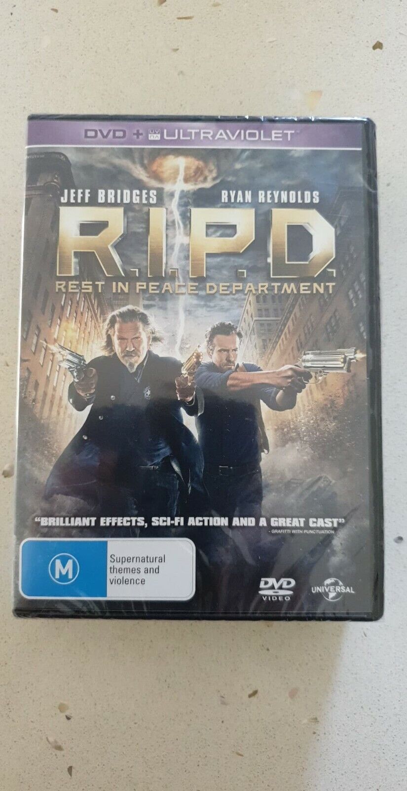 R.I.P.D.Rest In Peace Department -DVD+UV Jeff Bridges,Ryan Reynolds -NEW+SEALED 