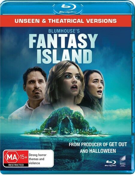 Blumhouses Fantasy Island (Blu-ray,2020) Region A,B,C - NEW+SEALED