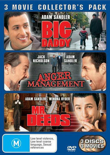 Big Daddy /Anger Management/Mr.Deeds (3 Discs Set, DVD) Adam Sandler -NEW+SEALED