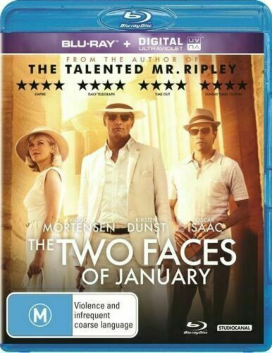 THE TWO FACES OF JANUARY (Blu-ray+Digital UV) Kirsten Dunst REGION B NEW+SEALED 