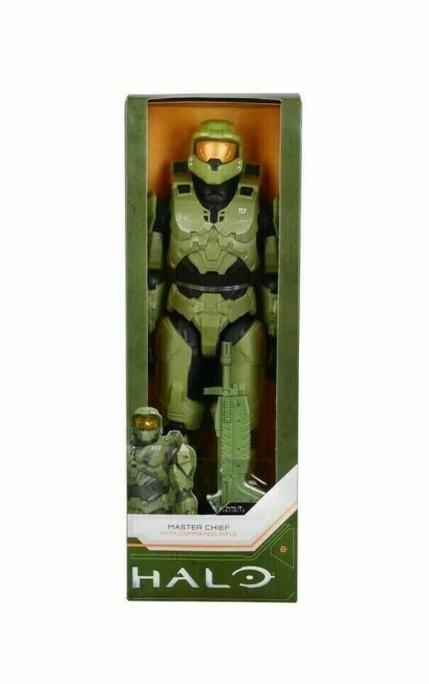 HALO Infinite World of Halo Master Chief w/ Commando Rifle Action Figure 12