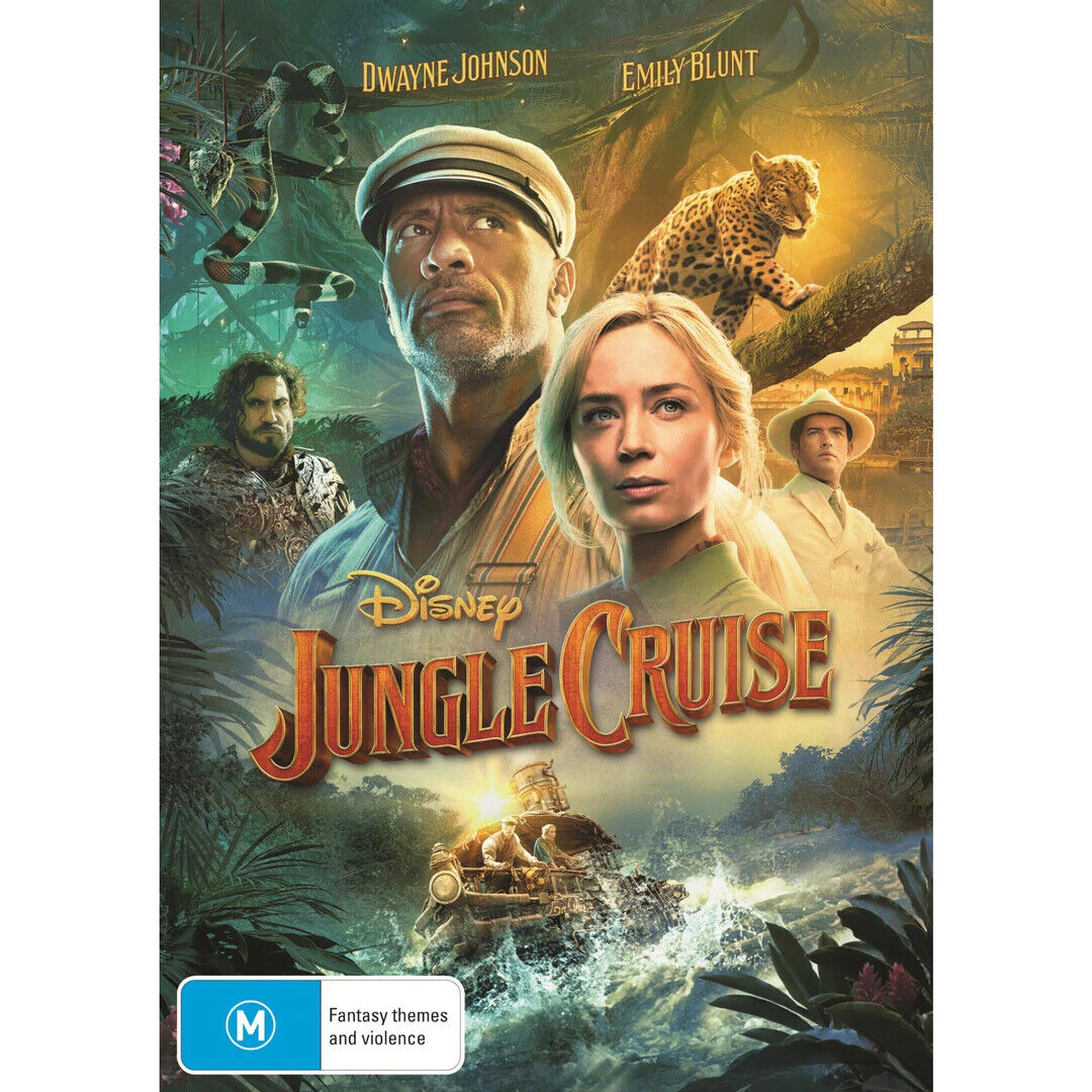 Jungle Cruise DVD,2021 AUSTRALIAN RELEASE REGION 4 - NEW+SEALED