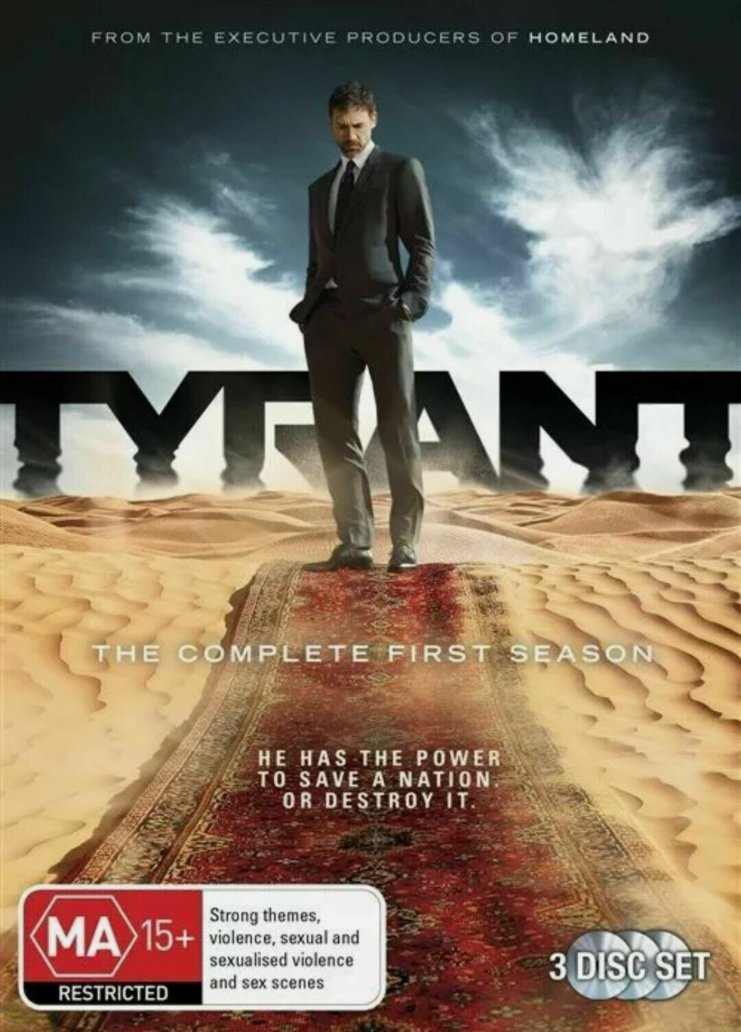 Tyrant : Season 1 (DVD, 2015, 3-Disc Set) - Region 4 - NEW+SEALED 