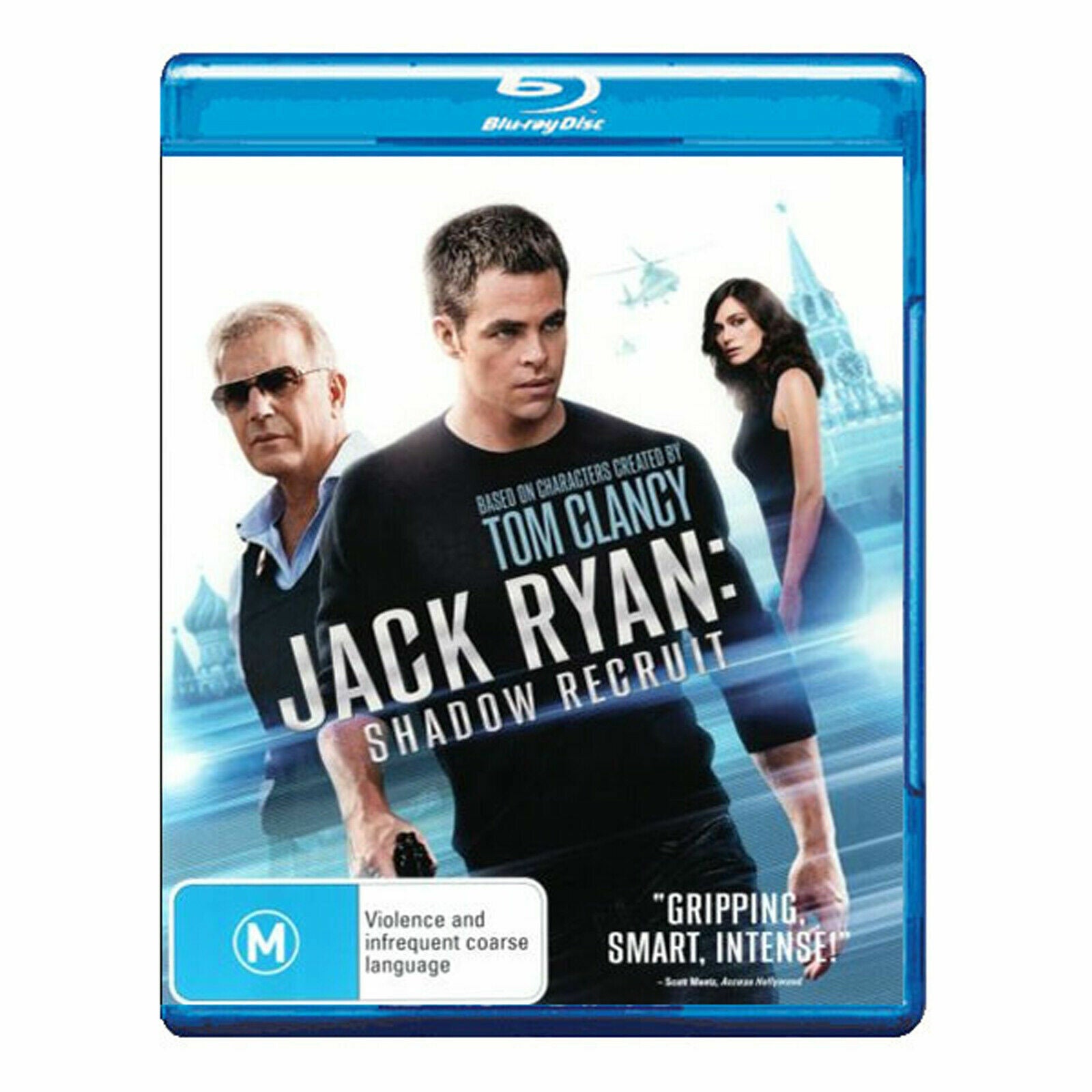  Jack Ryan: Shadow Recruit (Blu-ray,2014)  Region B - Chris Pine - NEW+SEALED 