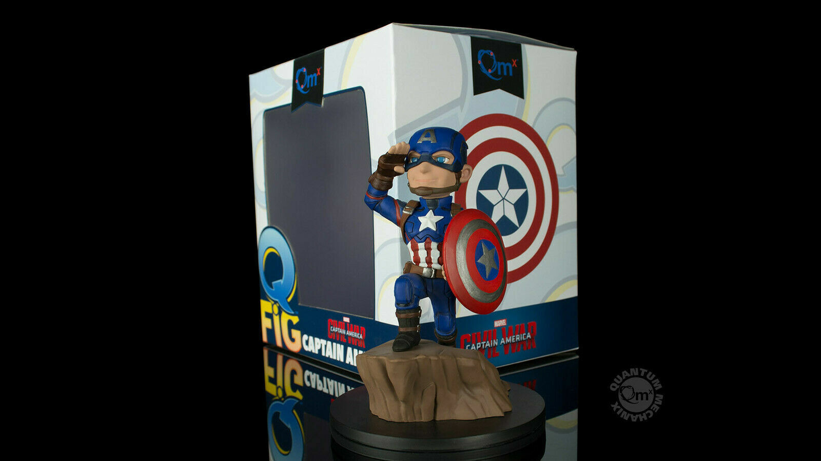 Captain America Q-FIG - Civil War (2016,USA) NEW RARE