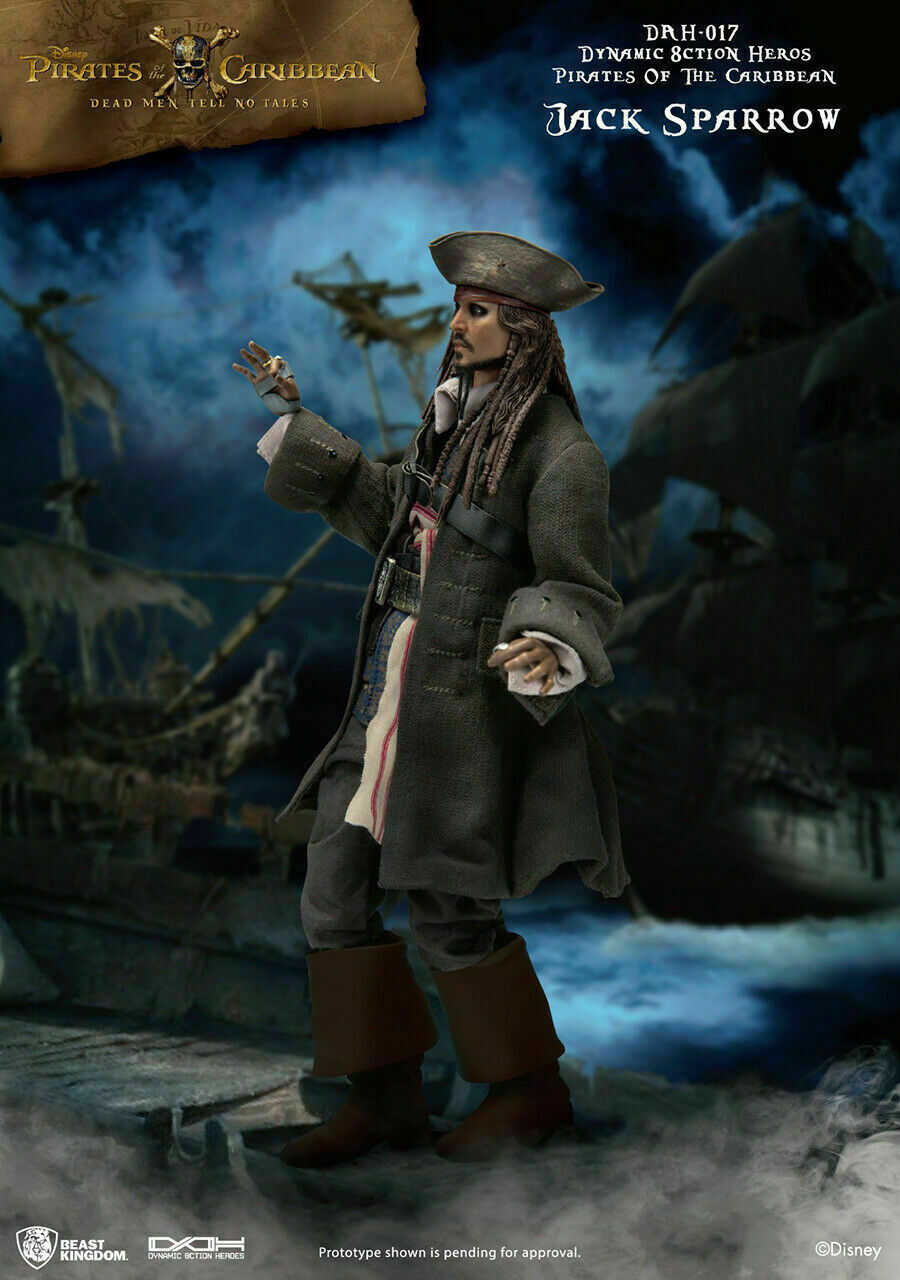 Beast Kingdom DAH-017 Pirate Of The Caribbean Captain Jack Sparrow 8