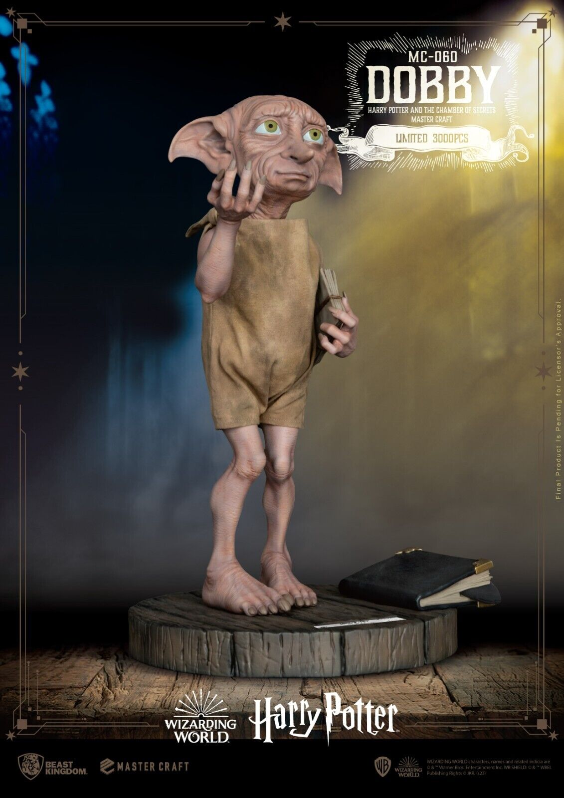 Harry Potter and the Chamber of Secrets Master Craft Dobby Limited Edition NEW