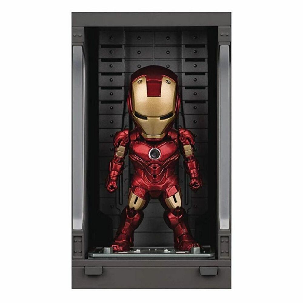 Beast Kingdom Figurine Mini Egg Attack Iron Man 3 Mark IV with Hall of Armor NEW