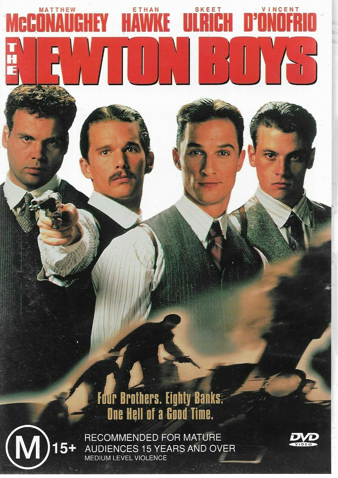 The Newton Boys (DVD,2005) Matthew McConaughey, Skeet Ulrich, Ethan NEW+SEALED 