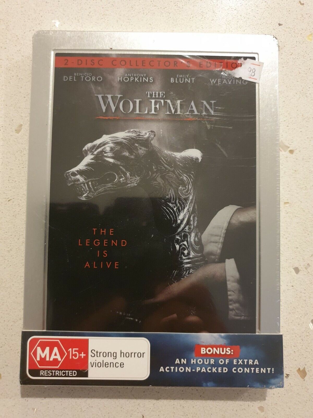 The Wolfman (DVD,2010) 2-Disc Collector's Edition - Tin - NEW+SEALED 