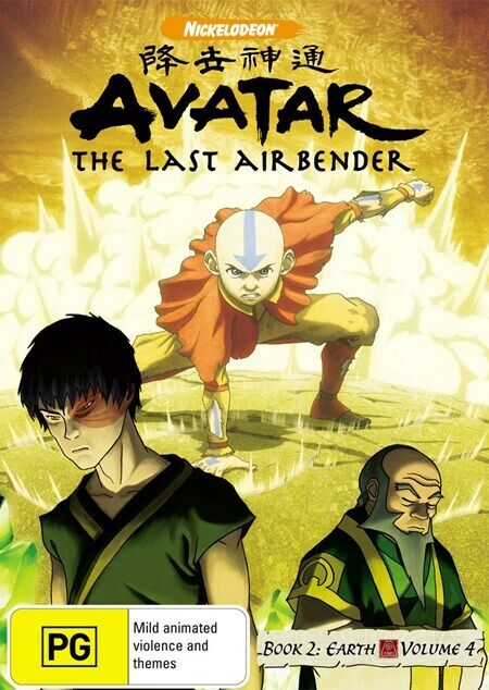 Avatar The Last Airbender Book 2 Earth Volume 4 DVD Region 4 NEW+SEALED 