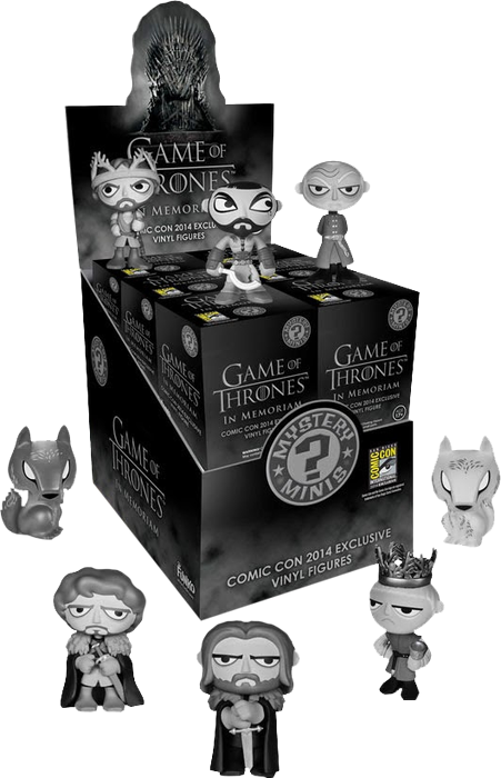 Game of Thrones Mystery Minis In Memoriam SDCC 2014 US Exclu Blind Box Set of 12