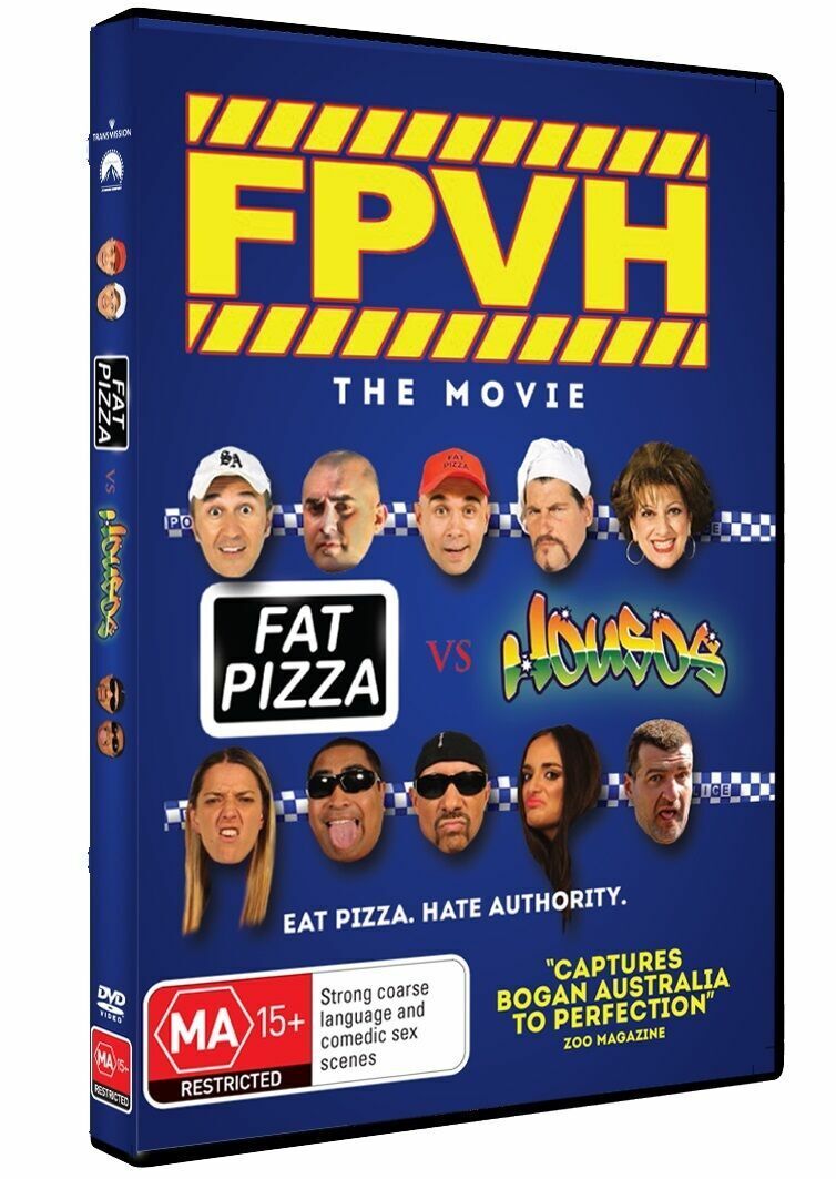  Fat Pizza Vs Housos (DVD, 2015) Region 4 Bogan Hunters The Movie - NEW+SEALED