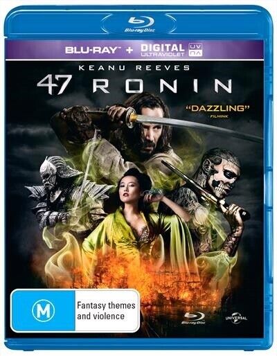 47 Ronin (Blu Ray + Digital Ultraviolet UV) Region B - NEW+SEALED