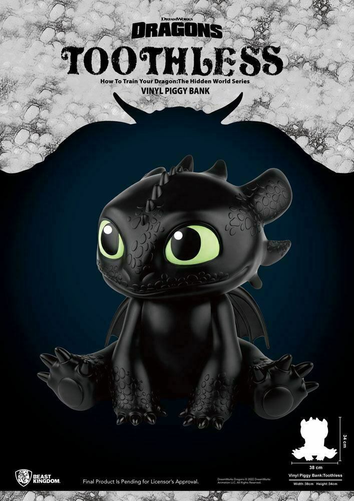 Beast Kingdom TOOTHLESS How to Train Your DRAGON Figure BANK - Out Now!