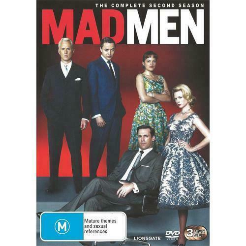 Mad Men : Season 2 (DVD, 2009, 3-Disc Set) Region 4 - NEW+SEALED 