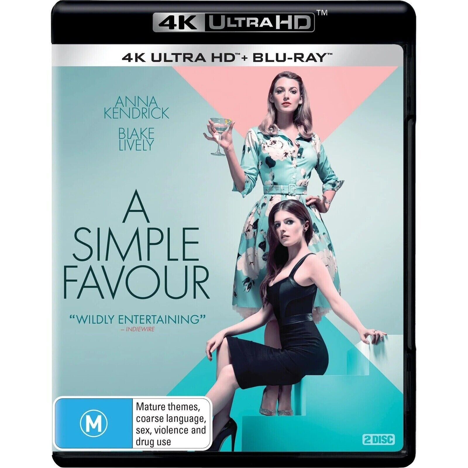 A Simple Favour (4K Ultra HD + Blu-ray, 2017) Anna Kendrick, Blake Lively [UHD]