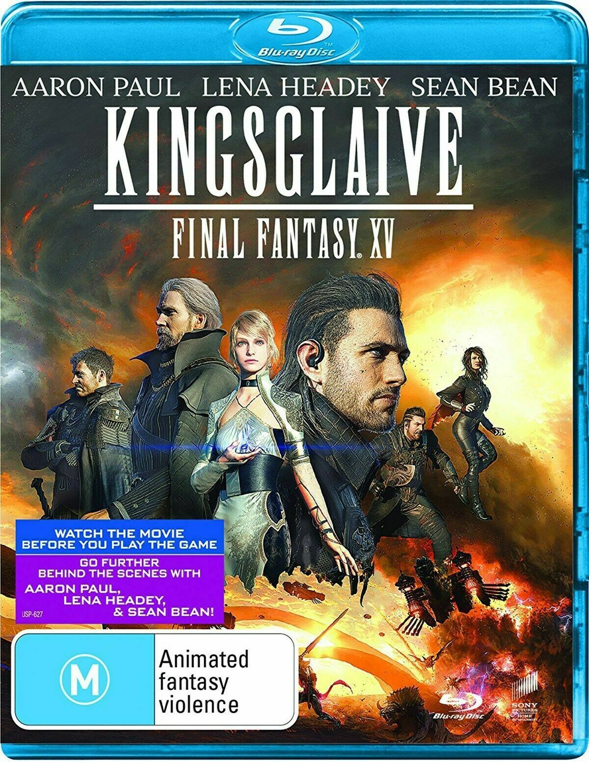 Kingsglaive Final Fantasy XV Blu-ray Region B NEW+SEALED 