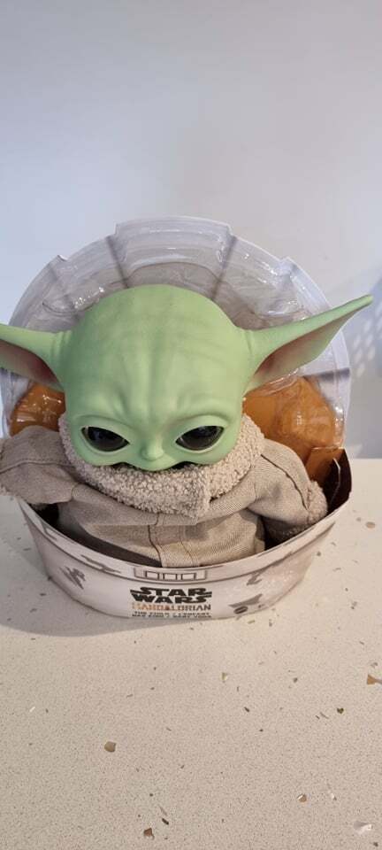 Star Wars The Child Plush Toy 28cm Baby Yoda Figure  Mandalorian Mattel NEW