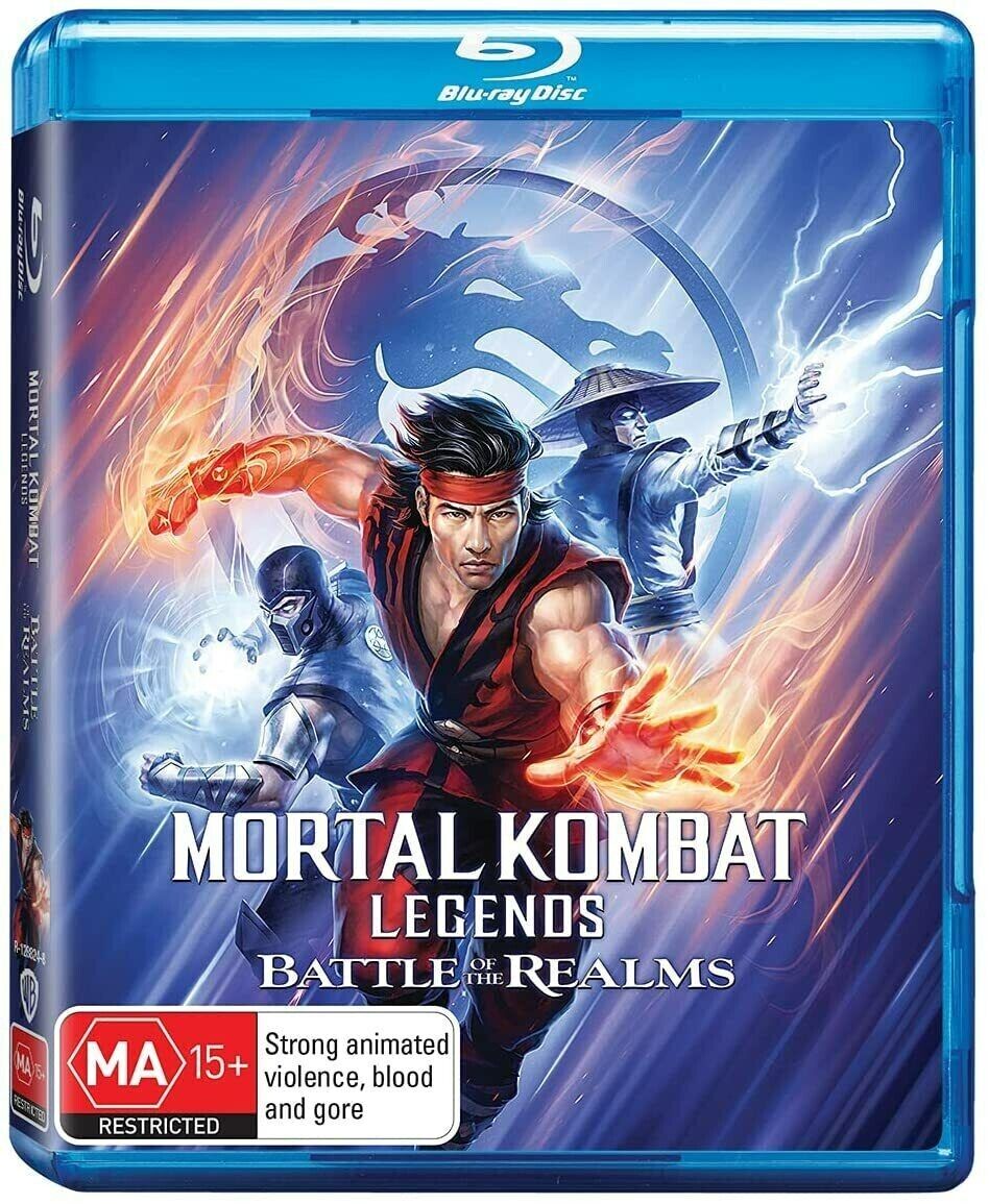 BRAND NEW Mortal Kombat : Battle Of The Realms (Blu-Ray, 2021) Movie Legends