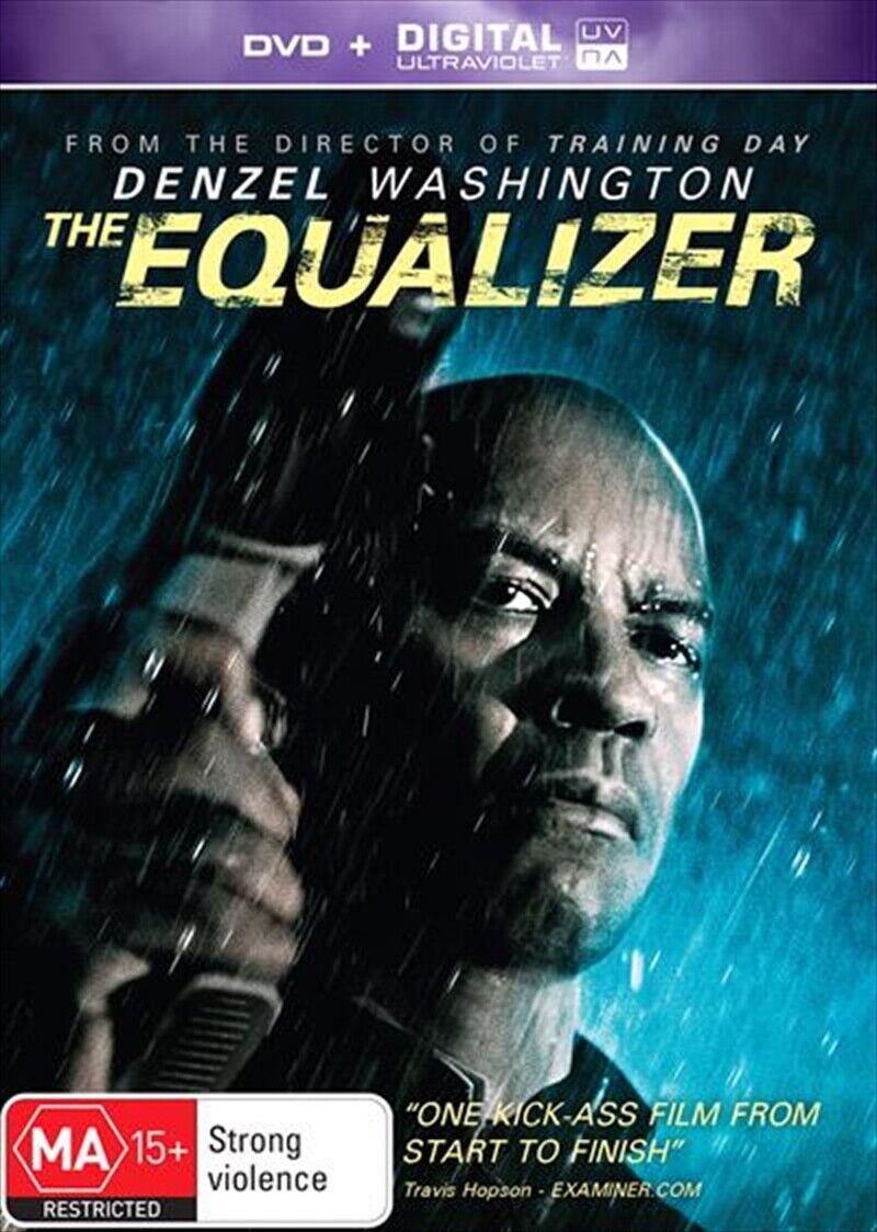 The Equalizer (DVD+ Digital , 2014) Denzel Washington - Region 4 -NEW+NOT SEALED