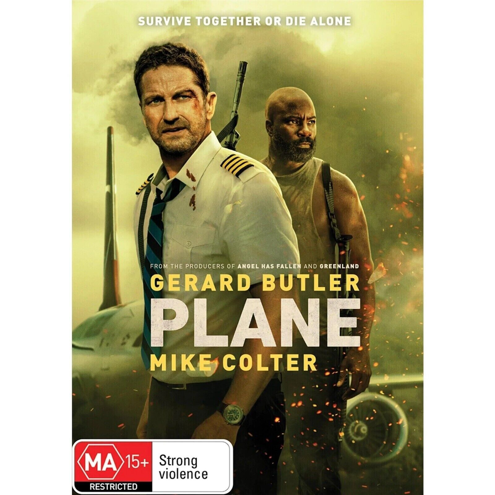 Plane (DVD, 2023)  Region 4 - NEW+SEALED