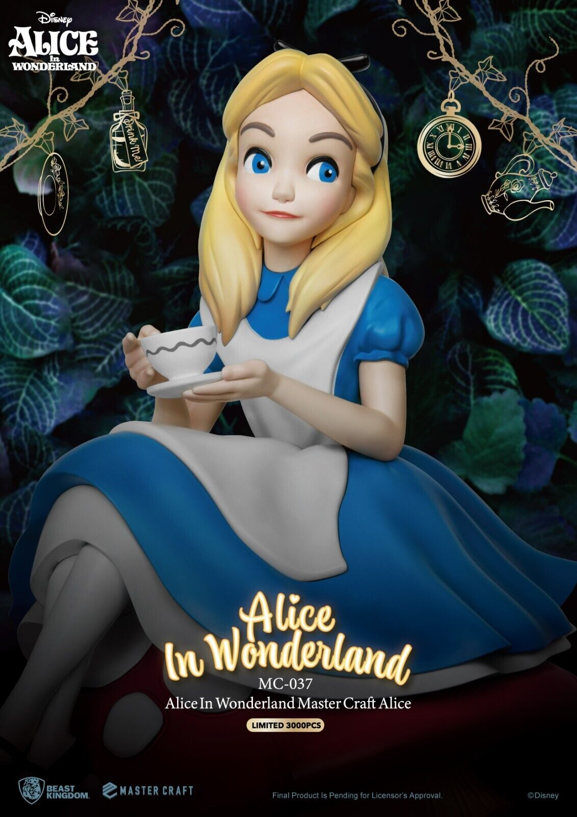 Beast Kingdom Master Craft Alice in Wonderland Alice MC037 Limited Edition 3000W