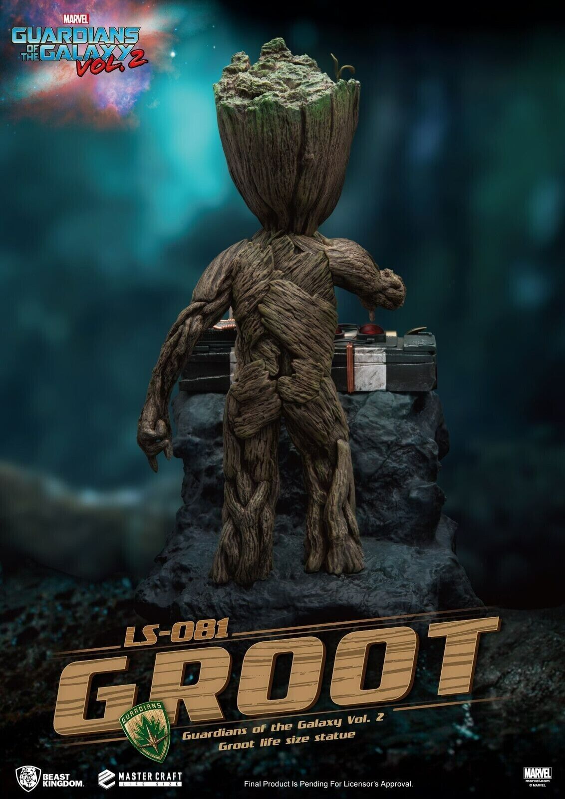 Beast Kingdom Life Size Guardians of the Galaxy Vol 2 Groot Statue - Limited Edi