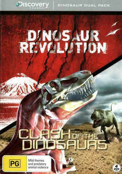 DINOSAUR DUAL PACK: DINOSAUR REVOLUTION / CLASH OF THE DINOSAURS -DVD NEW+SEALED