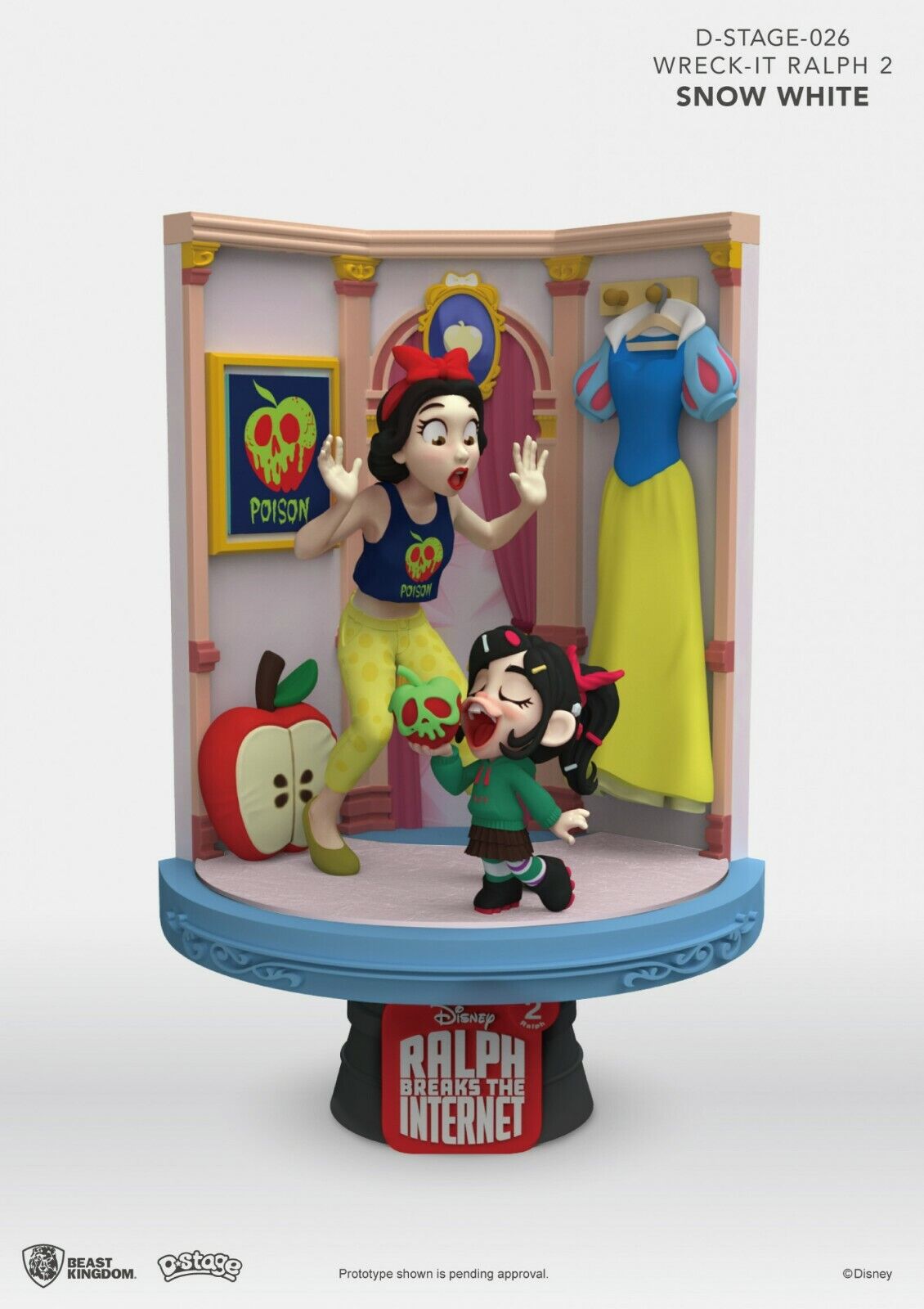 Beast Kingdom D Stage Disney Wreck It Ralph 2 Snow White - NEW+SEALED