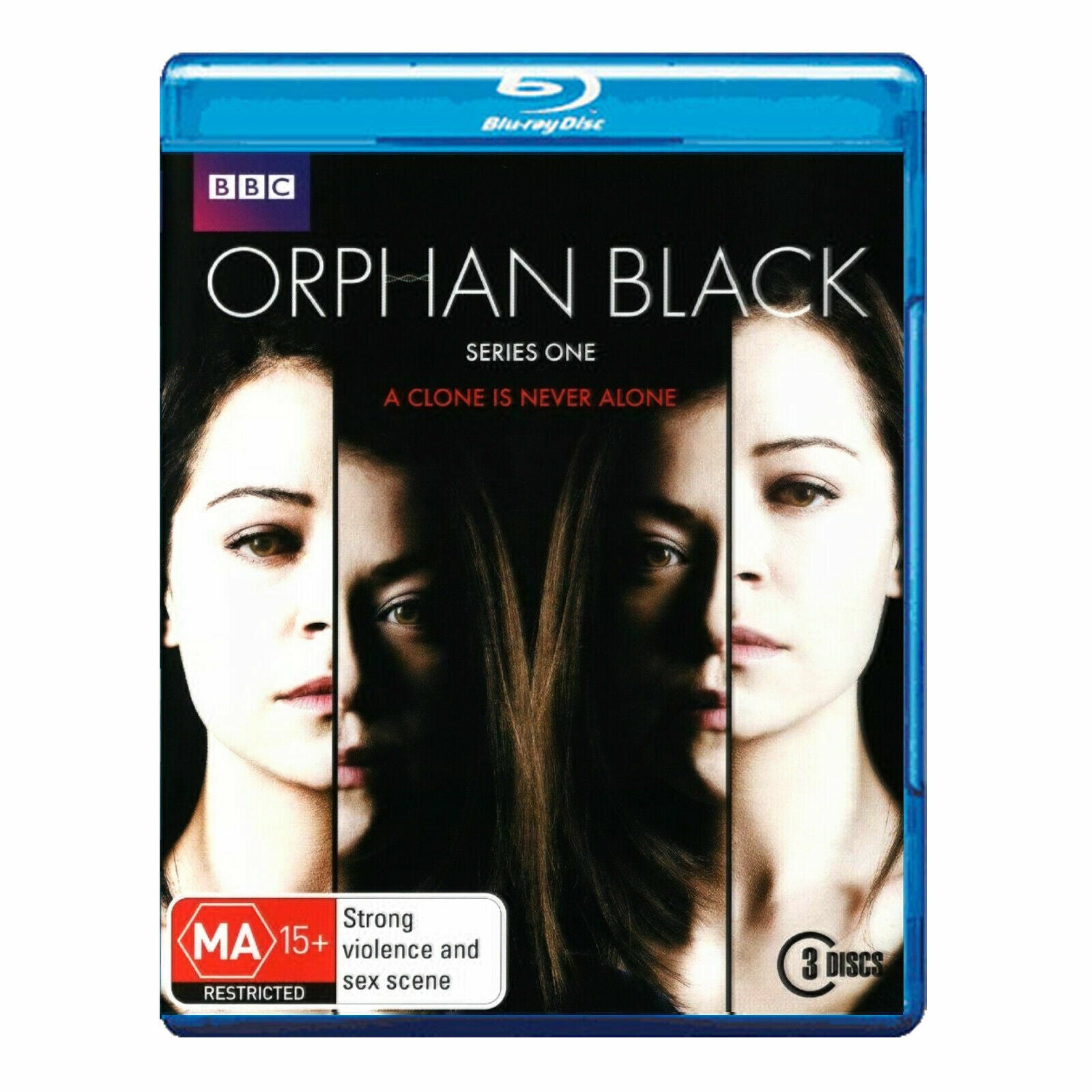 Orphan Black: Series 1 (Blu-ray, 3 Disc Set) Region B Aust - NEW+SEALED