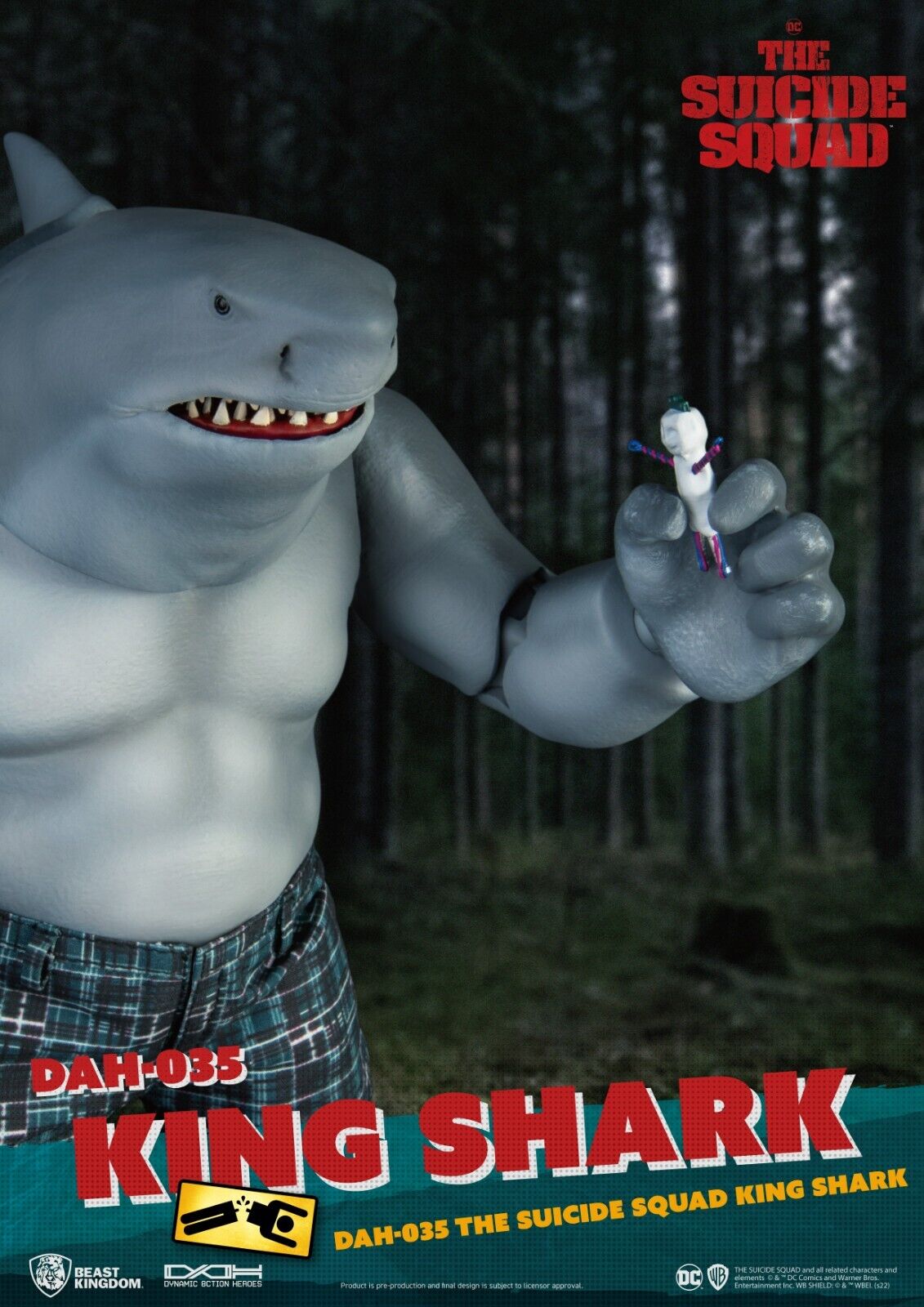 Beast Kingdom Dynamic Action Heroes The Suicide Squad King Shark - Out Now!